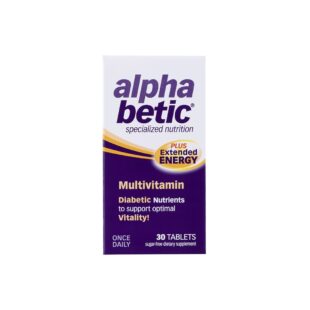 Енергизиращи мултивитамини за диабетици - Alpha betic®, 30 таблетки