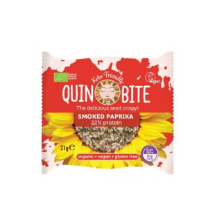 Био безглутенови хрупки QUIN BITE - Пушен пипер, 21 g