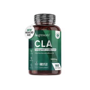 Регулация на теглото - CLA - Конюгирана линолова киселина, 3000 mg x 180 софтгел капсули