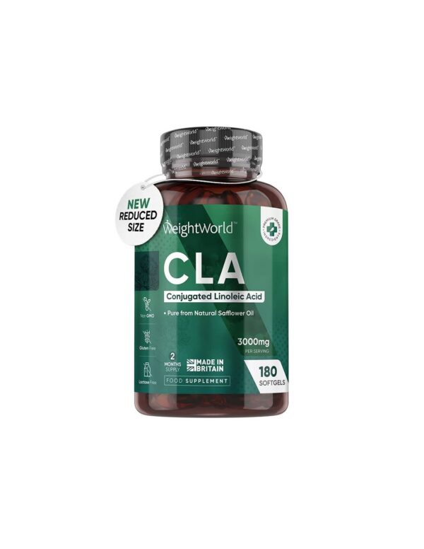 Регулация на теглото - CLA - Конюгирана линолова киселина, 3000 mg x 180 софтгел капсули