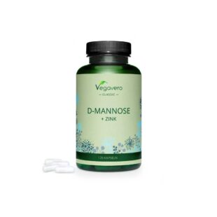 D-mannose + zink / Д-маноза + цинк, 120 капсули, 100% Vegan