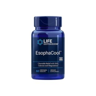 Формула срещу киселини EsophaCool™ - Добро храносмилане с женско биле (DGL), калций и магнезий, 60 дъвчащи таблетки