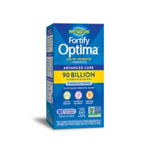 Пробиотик + пребиотици 50+ специална грижа - Fortify Optima Probiotic 50+ Advanced Care, 90 млрд. активни пробиотици, 30 капсули