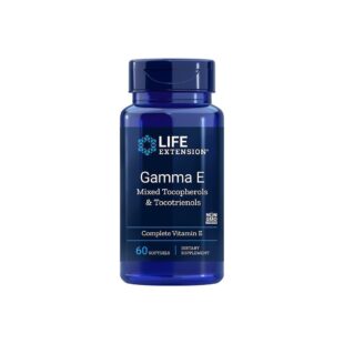 Gamma E Mixed Tocopherols & Tocotrienols / Витамин Е (миксирани токофероли и токотриеноли) х 60 софтгел капсули