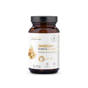 Грижа за мозъка и костите - Омега-3 500 mg + Витамин D3 800 IU, 60 капсули