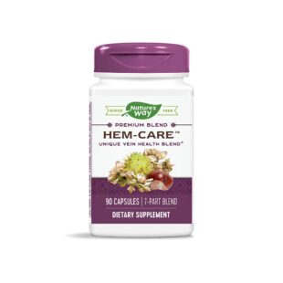 Хемороиди и разширени вени - Микс от витамини, минерали и билки  Hem-Care, 90 капсули