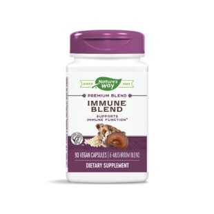 Премиум формула за силен имунитет - Смес от 6 медицински гъби - Immune Blend, 90 капсули