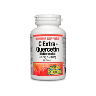 Immune Support C Extra + Quercetin Bioflavonoids / Имунна подкрепа с витамин С и кверцетин, 60 таблетки