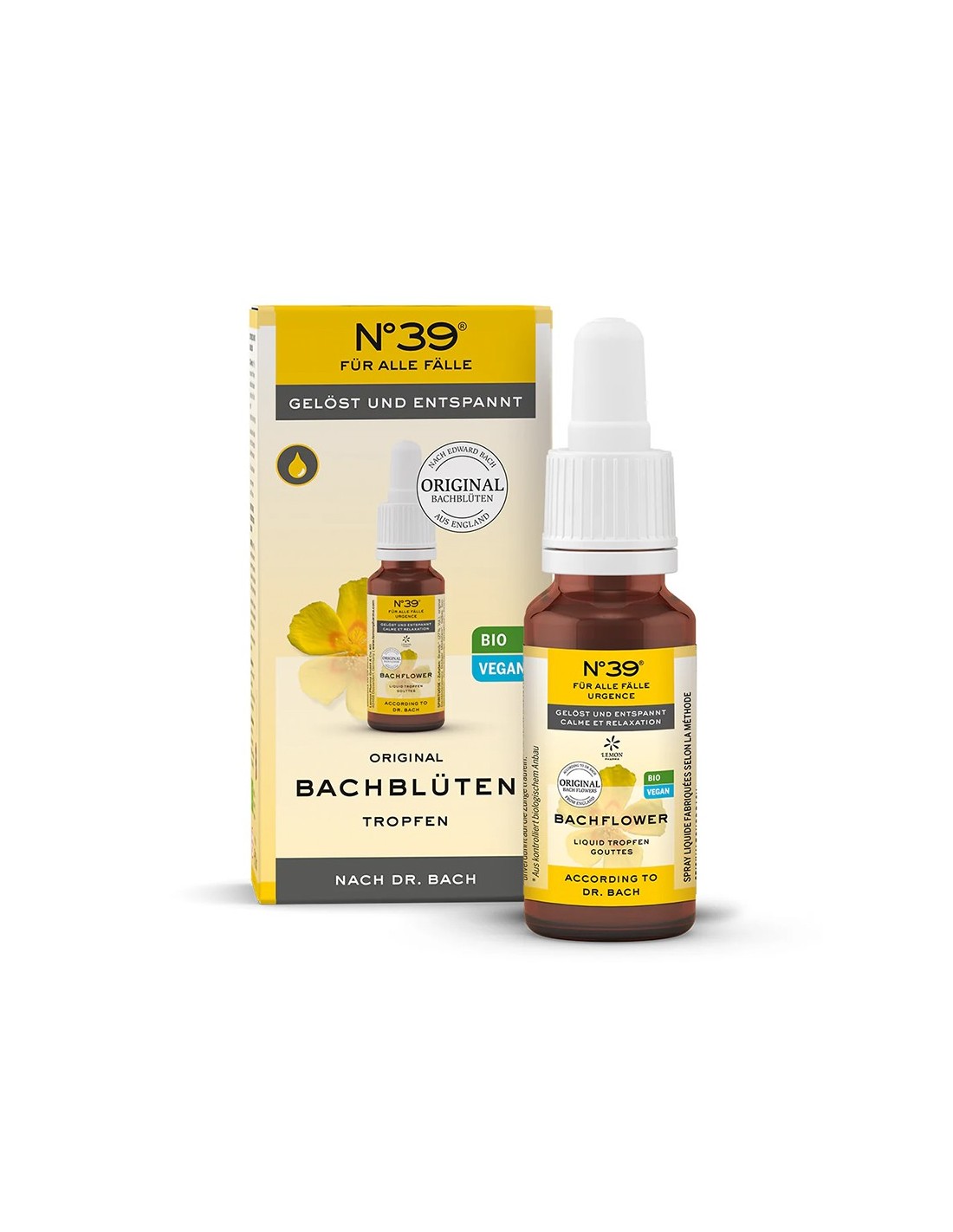 Капки на д-р Бах N°39 - Спешни случаи (стрес и безпокойство), 20 ml