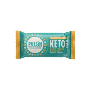 Кето бар шоколадов фъдж и фъстъци, 50 g