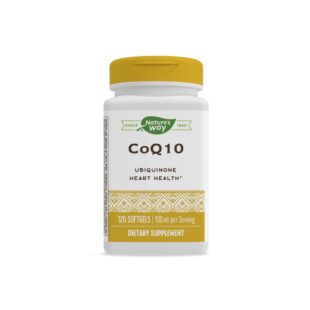 Коензим Q10 (Убихинон) за здраво сърце, 100 mg, 60 софтгел капсули