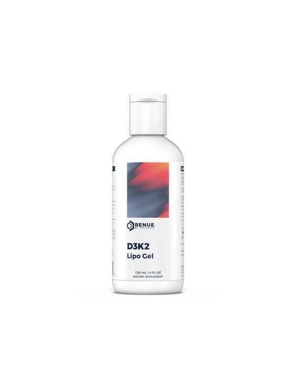 Витамини D3 1250 IU & K2 100 µg – Липозомна, високоусвоима формула - Гел, 120 ml за 4 месеца прием