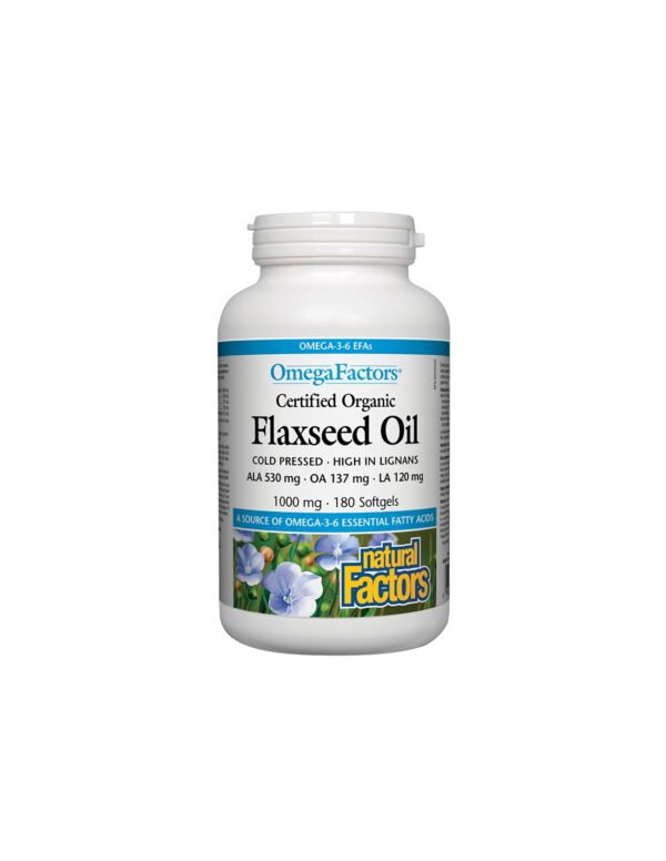 Flaxseed Oil/ Ленено масло 1000 mg х 180 софтгел капсули