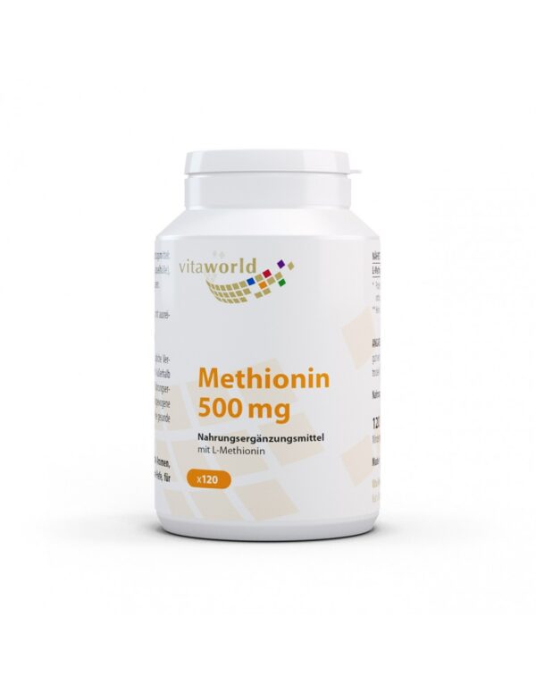 Methionin / Метионин 500 mg, 120 капсули