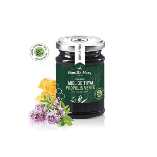 Пчелен мед от дива мащерка + зелен прополис (PAOT® 33+), 200 g