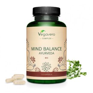 Mind Balance Ayurveda Bio, 120 капсули, 100% Vegan