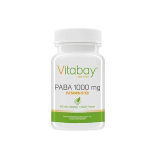 PABA (Vitamin B10) - Парааминобензоена киселина, 1000 mg x 60 таблетки