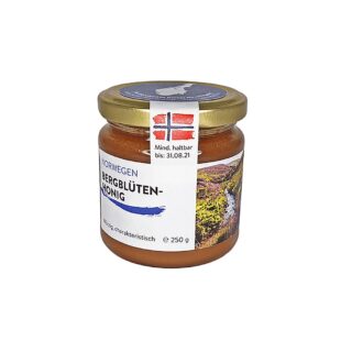 Пчелен мед от планински цветя (Норвегия), 250 g