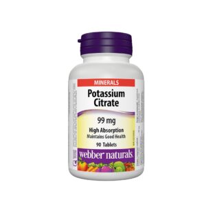 Potassium Citrate / Калий цитрат, 99 mg, 90 таблетки