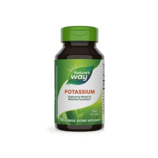 Калий - здраве за сърдечно-съдовата система и мускулите, 99 mg, 100 капсули