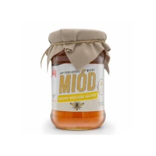 Пролетен пчелен мед от цвят на  глухарче и малини, 400 g