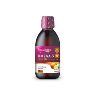 Sea-Licious® Omega-3 High EPA + Vitamin D3 / Омега-3 (високо съдържание на EPA) + витамин D3, 250 ml