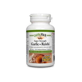 GarlicRich® Super Strength Garlic+Reishi / Чесън + Рейши x 120 капсули