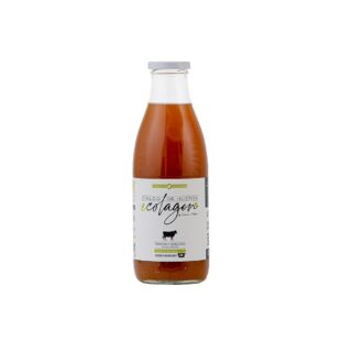 Телешки костен бульон със зеленчуци, без сол, БИО, 1 l