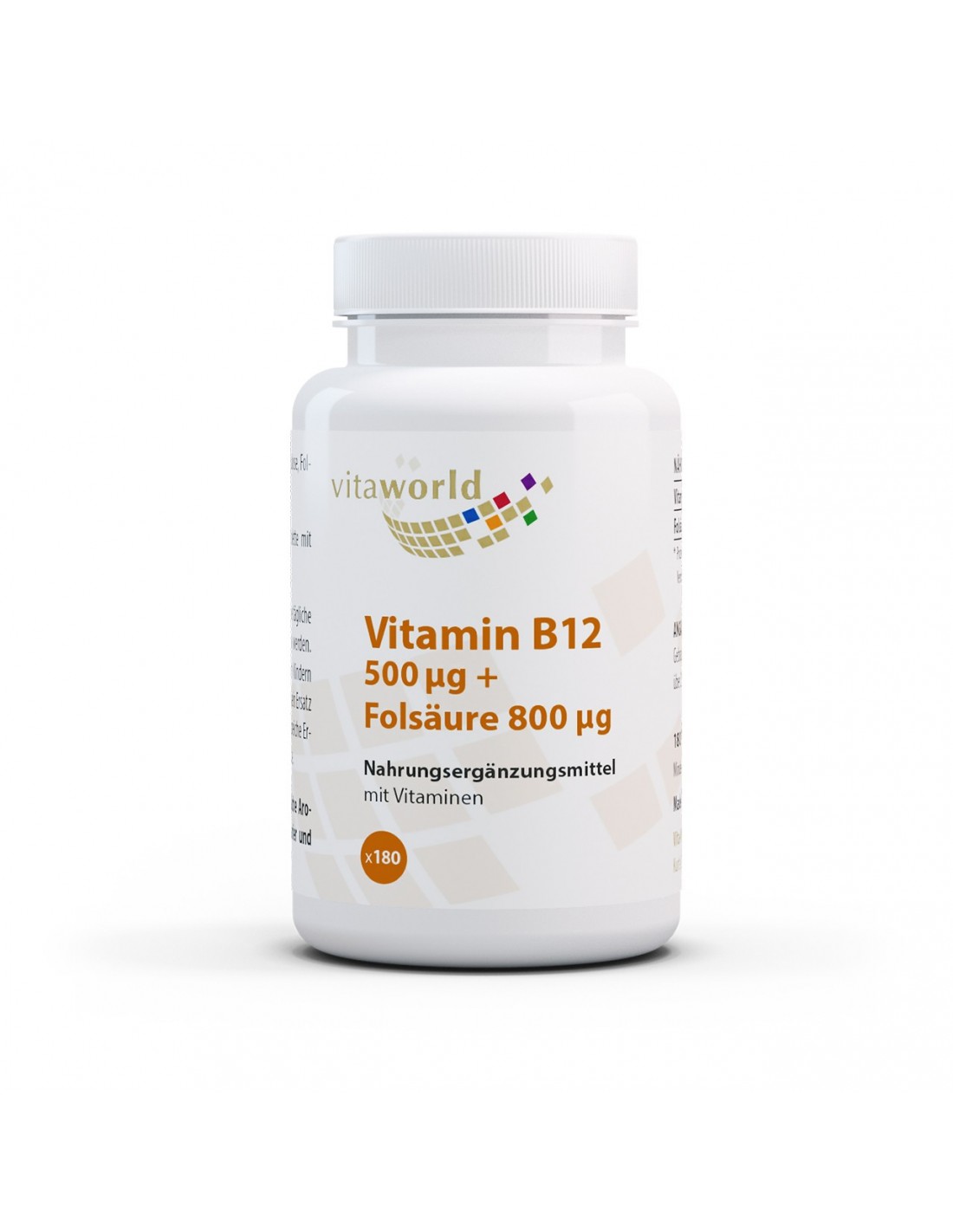 Vitamin B12 + Folsäure / Витамин B12 + Фолиева киселина, 180 таблетки