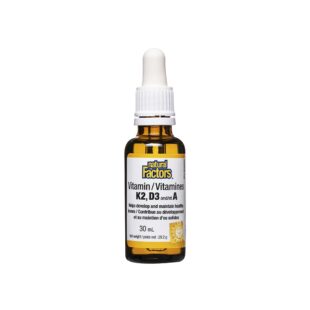 Витамин K2, D3, А - Капки, 120 дози - При остеопороза, 30 ml