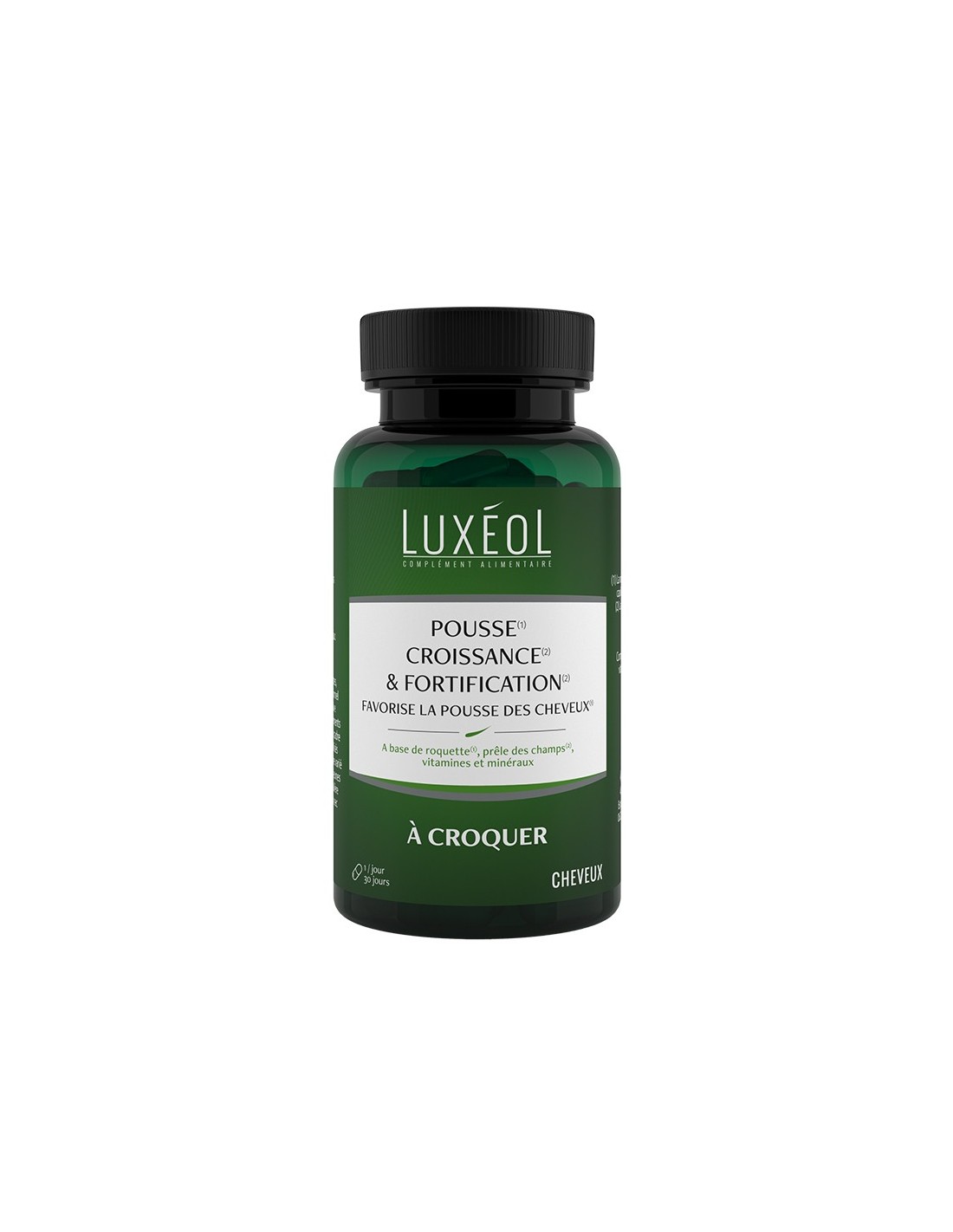 Укрепва космения фоликул и стимулира растежа на косата - Luxéol формула, 30 таблетки