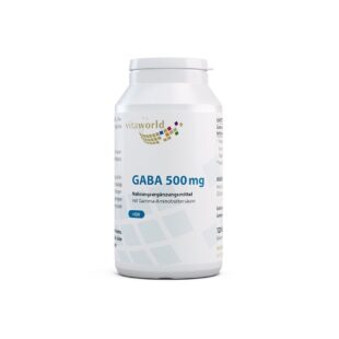 За релакс на нервната система - ГАБА (гама-аминомаслена киселина), 500 mg x 120 капсули