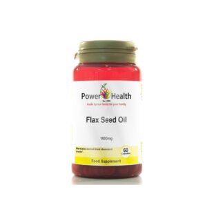 Ленено масло за сърцето, кожата и косата, 1000 mg, 60 капсули