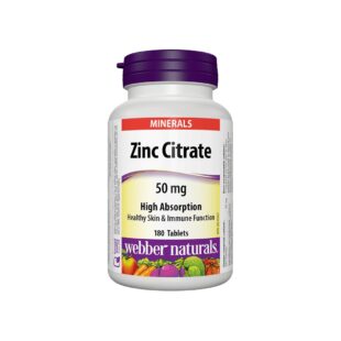 Zinc Citrate / Цинк (цитрат), 50 mg, 180 таблетки