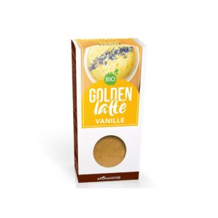 Златно лате куркума и ванилия, разтворима напитка на прах, 60 g
