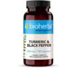 Куркума и Черен пипер - имунитет и храносмилане, Bioherba, 360 мг, 100 капсули