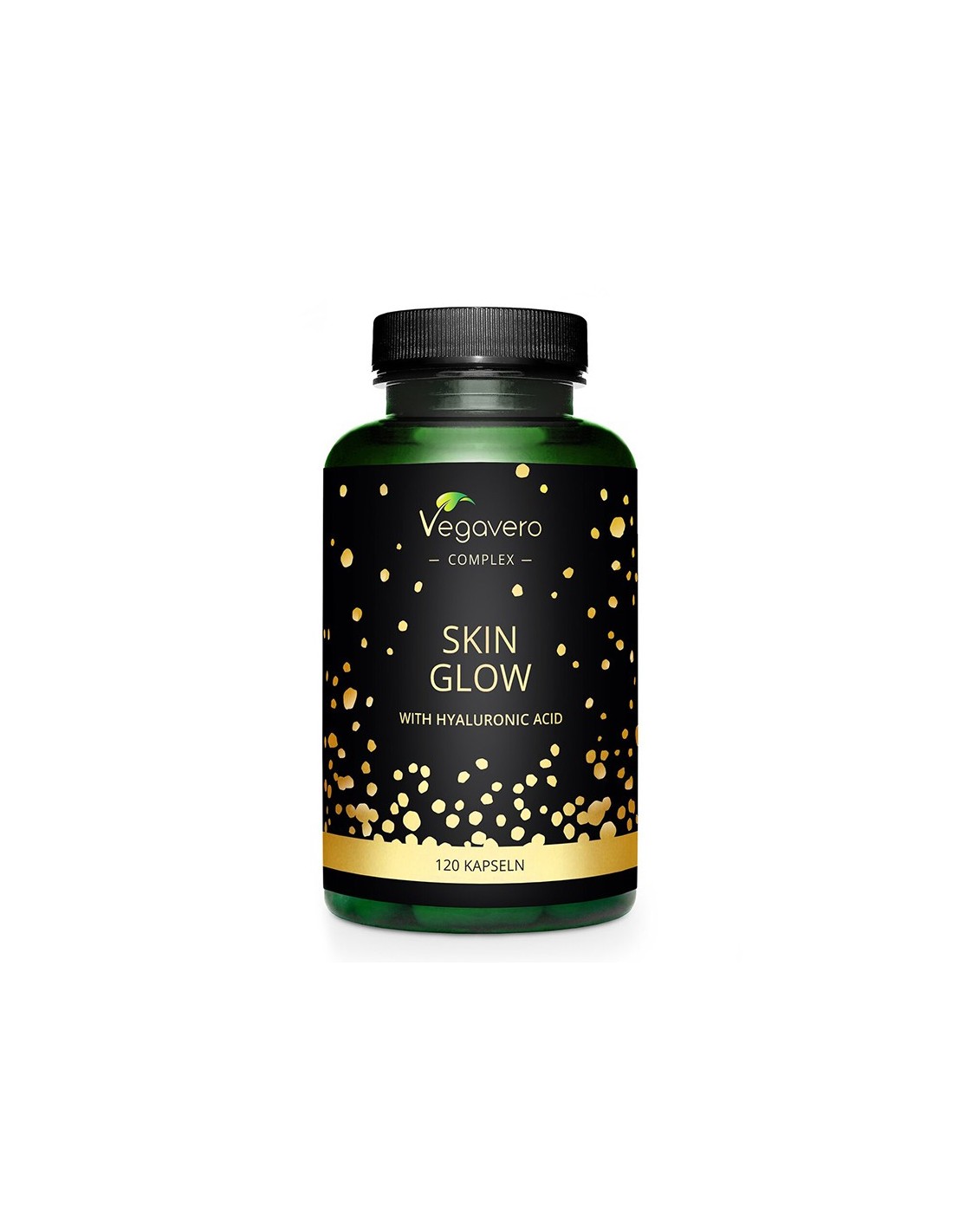 Формула за сияйна и млада кожа Skin Glow - Хиалуронова киселина, антиоксиданти, ниацин и билки, 120 капсули за 40 дни прием