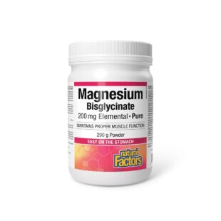 Подпомага нервната система и мускулите - Магнезий (бисглицинат), 200 mg х 290 g прах
