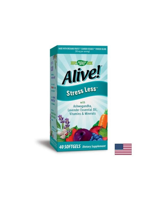 Alive! Stress Less / Алайв! Формула срещу стрес x 40 софтгел капсули