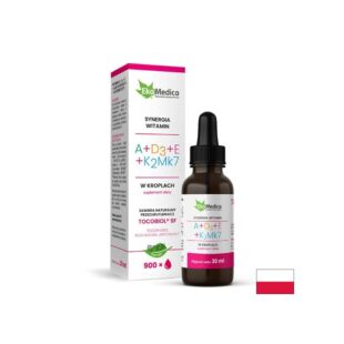 Антиоксидант - Витамини A + D3 + E + K2 (Mk7), капки 30 ml