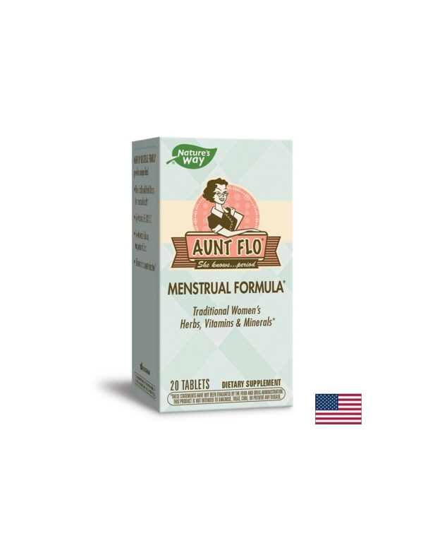Aunt Flo®Menstrual Formula/ Менструална формула x 20 таблетки