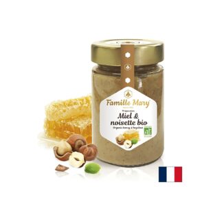 Био цветен мед с лешници - Miele et noisette bio, 240 g