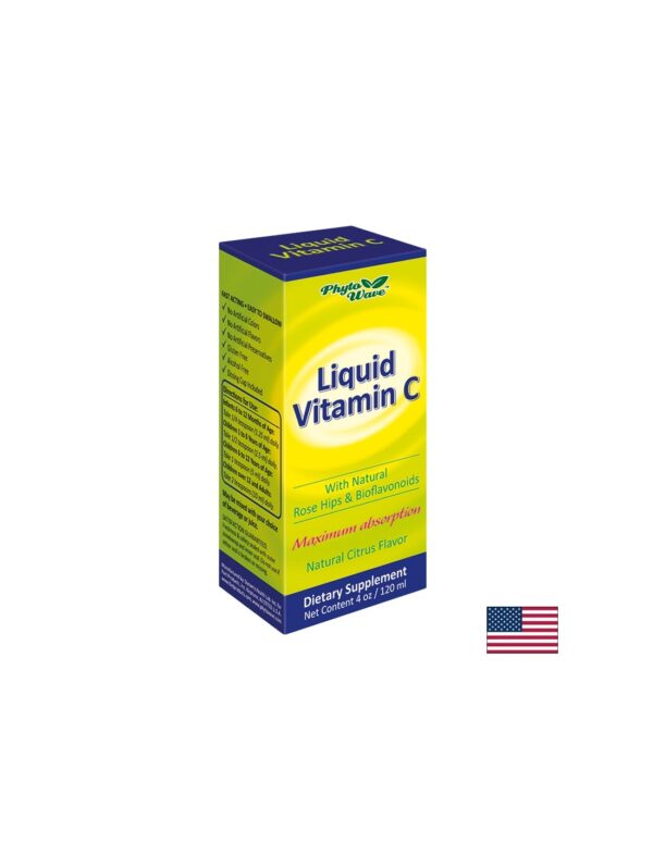 Vitamin C Liquid/ Витамин С + Биофлавоноиди и Шипка x 120 ml/ 96 дози