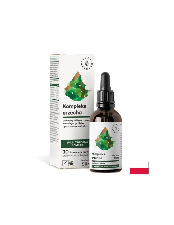 В подкрепа на сърцето, храносмилането и черния дроб - Орехов комплекс, 50 ml капки