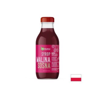 Малина + Борови връхчета + Ацерола – За имунитет и дихателен комфорт, сироп 300 ml