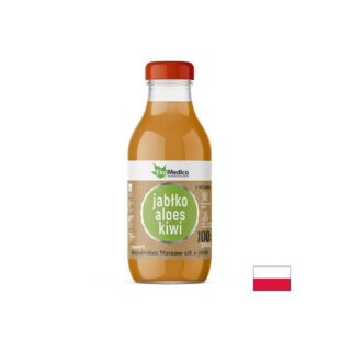 Ябълка + Алое + Киви – За храносмилане и свеж тонус, сок 300 ml