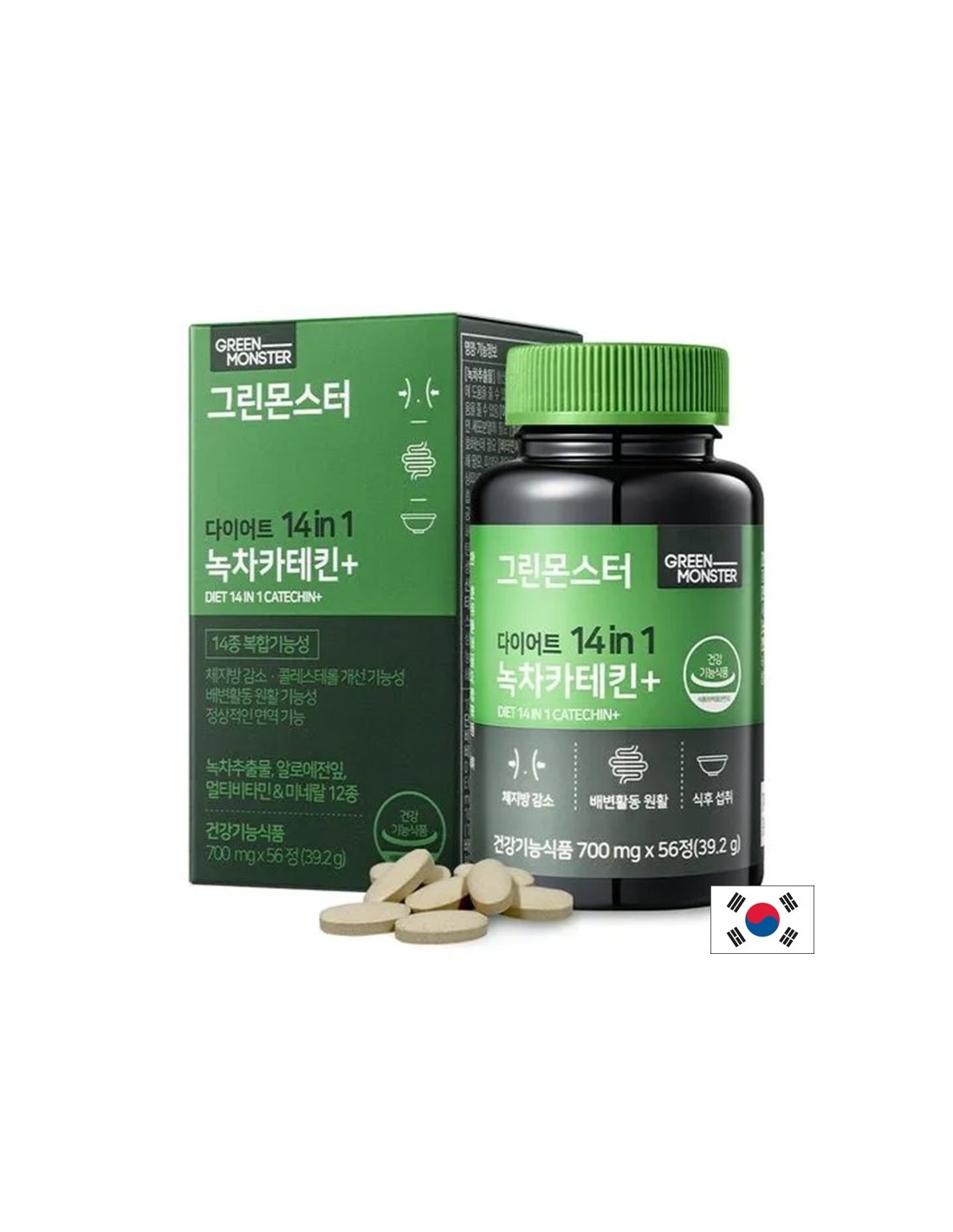Катехини 300 mg + B витамини – Енергия, метаболизъм и антиоксидантна защита, 56 таблетки