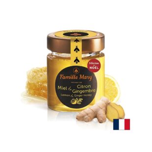 Акациев пчелен мед с лимон и джинджифил, 170 g