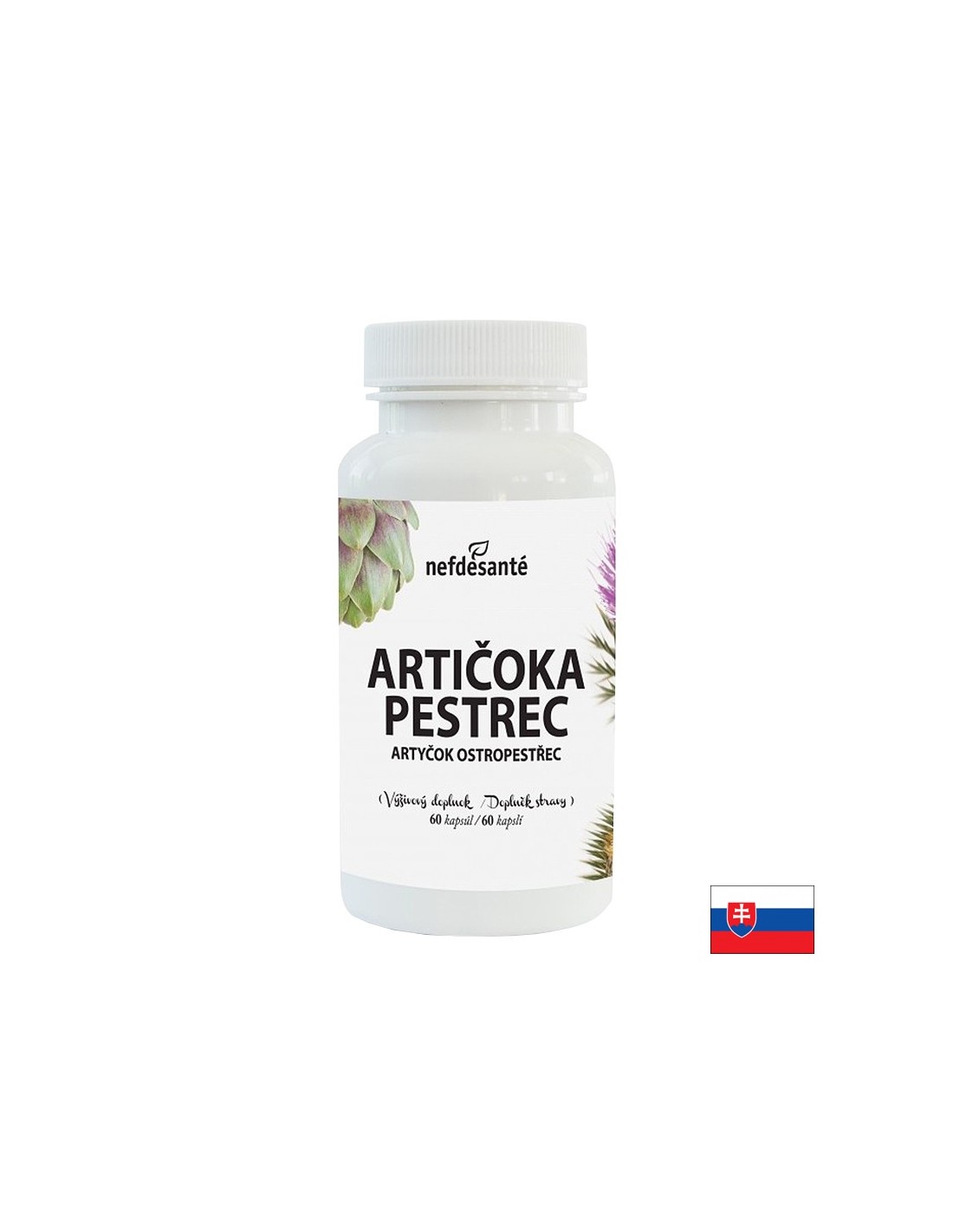 Артишок 200 mg + Бял трън 187.5 mg – Черен дроб и жлъчка, 60 капсули