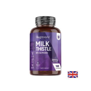 Бял трън 2000 mg – Черен дроб и детокс, 180 капсули